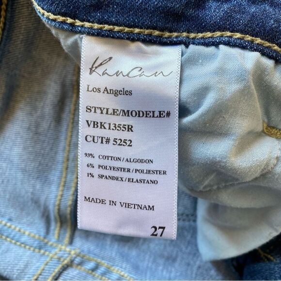 KanCan High Rise Jeans Ripped Festival 27 Stretch Distressed - Picture 4 of 10